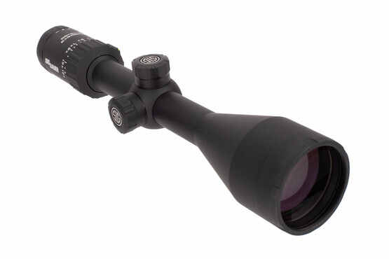 SIG Sauer WHISKEY3 4-12x50mm SFP Riflescope features a 1-inch one-piece main tube for confident target acquisition